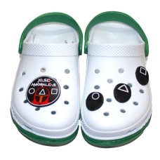 Крокси, сабо женские Белый 36,37,38,39,40,41 розмір, 1-66410