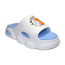 Шлепанцы ЭВА женские Jose Amorales Бело-голубые Amour 36,37,38,39,40,41 размер, 1-66424