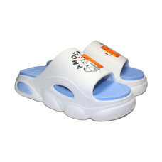 Шлепанцы ЭВА женские Jose Amorales Бело-голубые Amour 36,37,38,39,40,41 размер, 1-66424