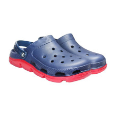 Крокси, сабо мужские с ПВХ-шлейкой Jose Amorales Темно-синие 43 размер, 1-66427