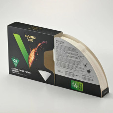 Фільтри Hario Meteor 02 50 шт. Abaca Filter V60, 171-66429