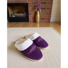 Тапочки домашні жіночі войлочні кімнатні фіолетові 36,37,38,39,40,41,42 размер, 1-66433