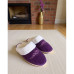 Тапочки домашні жіночі войлочні кімнатні фіолетові 36,37,38,39,40,41,42 размер, 1-66433