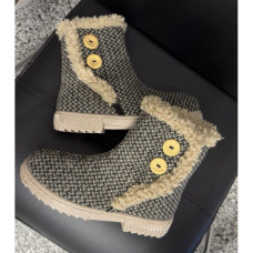 Бурки валянки жіночі , бежеві Тедді 37,38,39,40,41,42 розмір, 1-66434