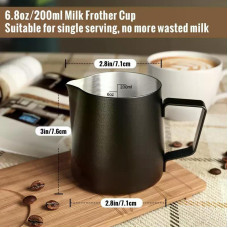 Пітчер 250 мл Kopi Espresso Чорний молочник, 175-66444