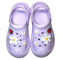Крокси, сабо женские Сиреневый 36,37,38,39,40,41 размер, 1-66447