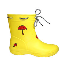 Сапоги женские Jose Amorales Жёлтые с принтом 36,37,38,39,40,41 розмір, 1-66463