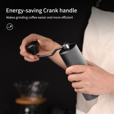 Ручна кавомолка JOQINEER Сталеві жорна з чохлом Rose Gold, 172-66494 Ручна кавомолка JOQINEER Сталеві жорна з чохлом Rose Gold, 172-66494