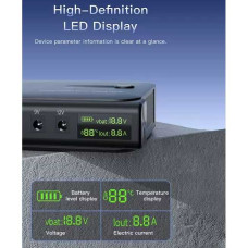 ИБП, мини-упс для роутера, 12000 mAh, 5В/9В/12В, 36 Вт, дисплей, полный комплект,мини ИБП, бесперебойник, Mini UPS, 150-66495