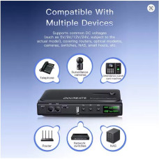 ИБП, мини-упс для роутера, 12000 mAh, 5В/9В/12В, 36 Вт, дисплей, полный комплект,мини ИБП, бесперебойник, Mini UPS, 150-66495