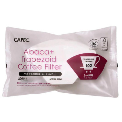 Фильтры бумажные CAFEC ABACA+ Trapezoid Filter Paper 102, 171-66509