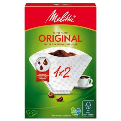 Фильтры Melitta Original 1x2 белые, 171-66511