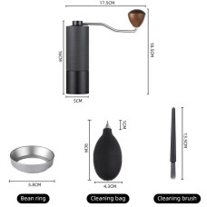 Ручна кавомолка BBS Crank Gray, 172-66544