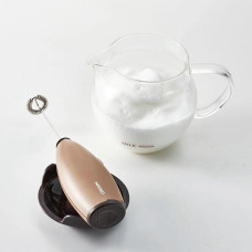 Электрический вспениватель Hario для молока с подставкой CZ-1BR, 174-66549