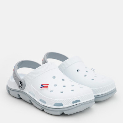 Крокси, сабо жіночі Jose Amorales з ПВХ-шлейкою Білі 41 41 розмір, 1-66617