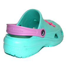 Крокси, сабо подросток Бирюзовый 30,32,34,36 размер, 1-66618