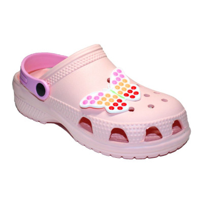 Крокси, сабо подростковые Jose Amorales Персиковые 32,34,36 розмір, 1-66622