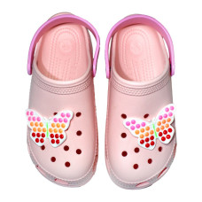 Крокси, сабо подростковые Jose Amorales Персиковые 32,34,36 розмір, 1-66622