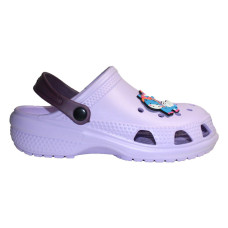 Крокси, сабо подросток Сиреневый 32,34,36 розмір, 1-66629