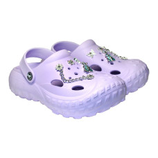 Крокси, сабо женские Сиреневый 36,37,38,39,40,41 размер, 1-66635