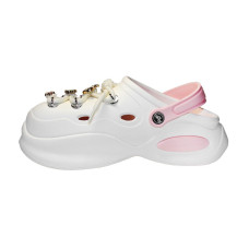 Крокси, сабо женские Белый 36,37,38,39,40,41 размер, 1-66638