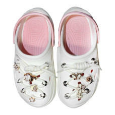 Крокси, сабо женские Белый 36,37,38,39,40,41 размер, 1-66638