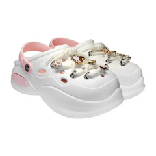 Крокси, сабо женские Белый 36,37,38,39,40,41 размер, 1-66638