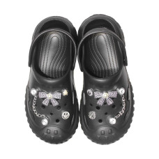Крокси, сабо женские Черный 36,37,38,39,40,41 размер, 1-66639