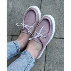 Женские мокасины , розовый велюр 36,37,38,39,40,41,42 размер, 1-66644