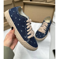 Женские кеды синий джинс с перфорацией 36,37,38,39,40,41,42 размер, 1-66645