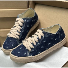 Женские кеды синий джинс с перфорацией 36,37,38,39,40,41,42 размер, 1-66645