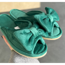 Жіночі домашні тапочки смарагд 36,37,38,39,40,41 размер, 1-66647