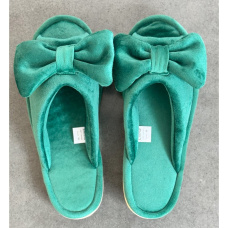Жіночі домашні тапочки смарагд 36,37,38,39,40,41 размер, 1-66647