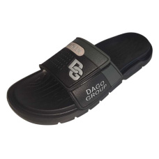 Легкие мужские шлепанцы на липучке 41,42,43,44,45 размер, пантолеты, шлепки, Украина, 111-704-01