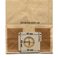 Мешок пылесборник L-02 C-II для пылесосов LG бумажный, Слон, 5 шт, 801-L02-2, 801-L02-2