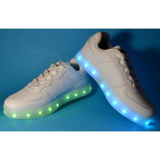Дитячі сяючі кросівки, USB  розмір, 11 режимів LED підсвітки, супінатор, 107-93-371