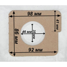 Мішок пилозбірник L-02 C-III для пилососів LG, мікроволокно, Слон, 1 шт, 801-L02-3
