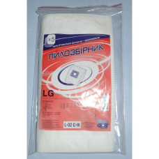 Мешок пылесборник L-02 C-III для пылесосов LG, микроволокно, Слон, 1 шт, 801-L02-3