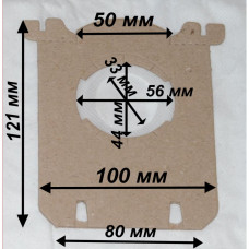 Мешок пылесборник P-03 C-III для пылесосов Philips, Electrolux, S-Bag, микроволокно, Слон, 1 шт, 801-P03-3