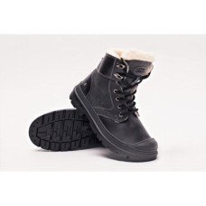 Зимние теплые ботинки на меху 36,37 размер, черные ботинки, 20-37943