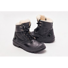 Зимние теплые ботинки на меху  размер, черные ботинки, 20-37943