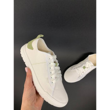Женские кроссовки белые/авокадо  размер, 22-39076