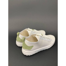 Женские кроссовки белые/авокадо  размер, 22-39076