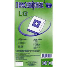 Мішок багаторазовий для пилососу LG, пилозбірник L-07 C-I тканинний, 801-L07-1