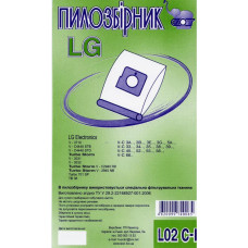 Мішок багаторазовий для пилососу LG, пилозбірник L-02 C-I тканинний, 801-L02-1