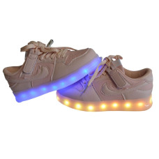 Светящиеся кроссовки для девочки, USB 34,35 размер, 11 режимов LED подсветки, супинатор, 107-341-939