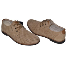 Літні чоловічі туфлі 41,43,44,45 розмір, прошиті, перфоровані, 105-61-15