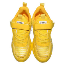 Жовті літні дитячі кросівки, сітка 32,33,34,35,36,37 розмір, 107-219-3313