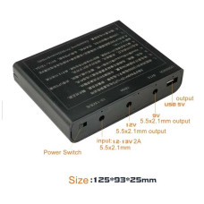 Mini UPS 18000 mAh, 5В/9В/12В, міні ДБЖ, міні УПС, 150-64261