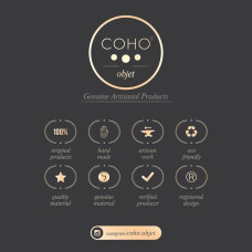 Джезва кованная COHO 180 мл. Турка медная Luxury, 170-65292